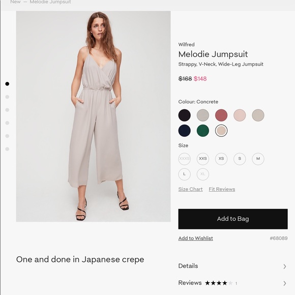 wilfred melodie jumpsuit